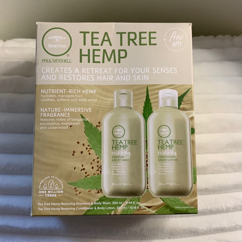 Paul Mitchell Tea Tea Hemp shampoo and conditioner set
